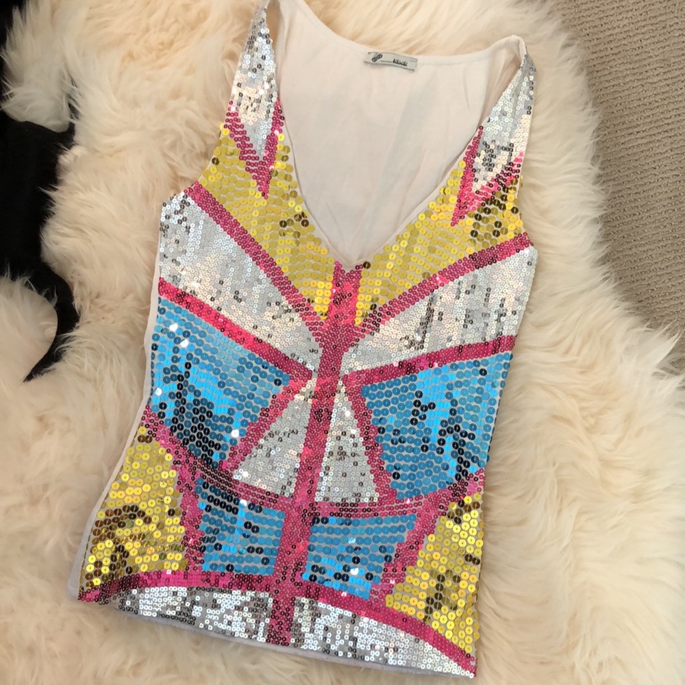 Sequined Tank Top